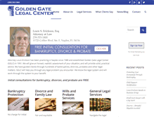 Tablet Screenshot of goldengatelegalcenter.com